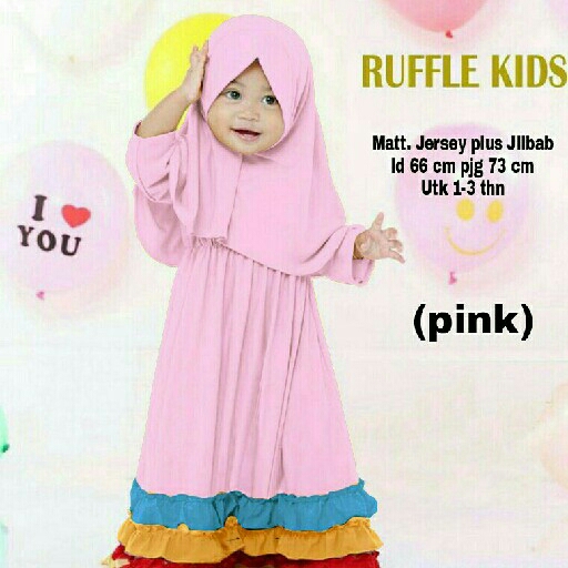 Ruffle Kids Gamis Anak KW 