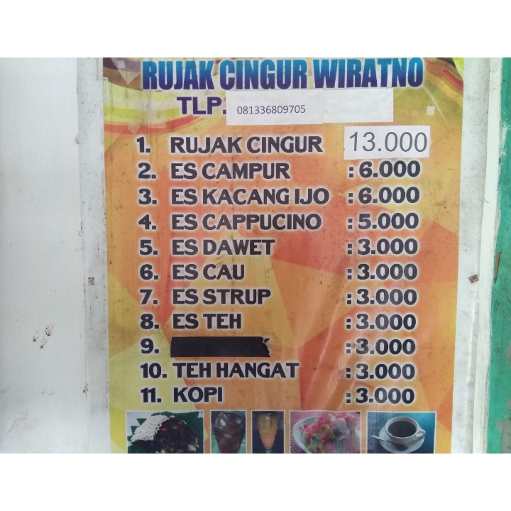 Rujak Cingur Wiratno  3
