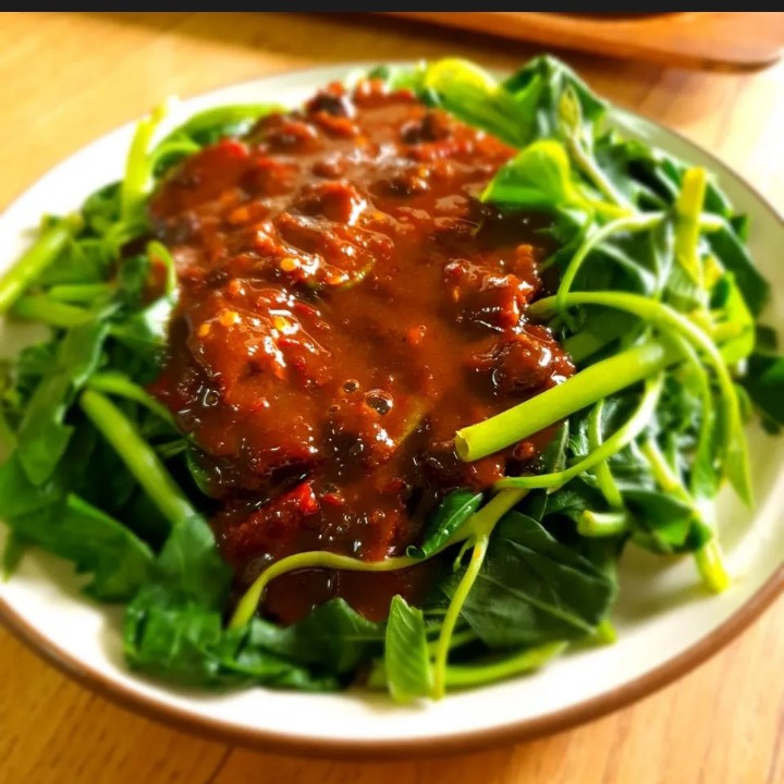 Rujak Kangkung Dadakan