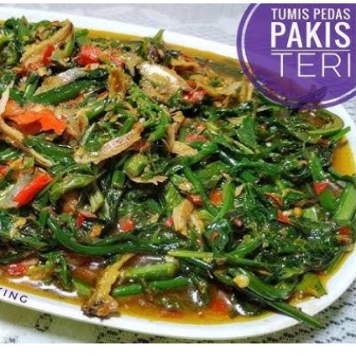 SAMBAL PAKIS IKAN TERI