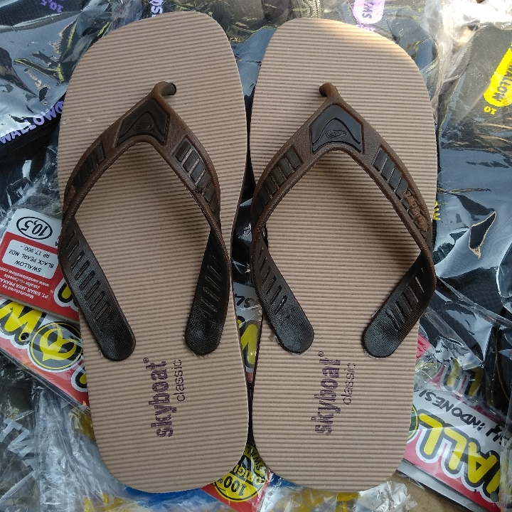SANDAL JEPIT SKYBOAT CREAM