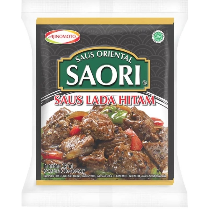 SAORI Saus Lada Hitam 1pcs