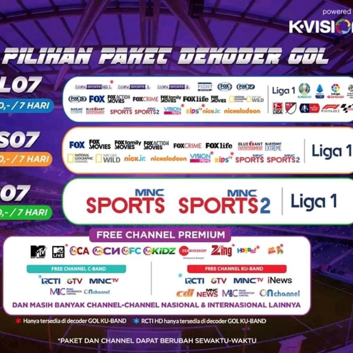 SATU LGSAT KVISION KU 2