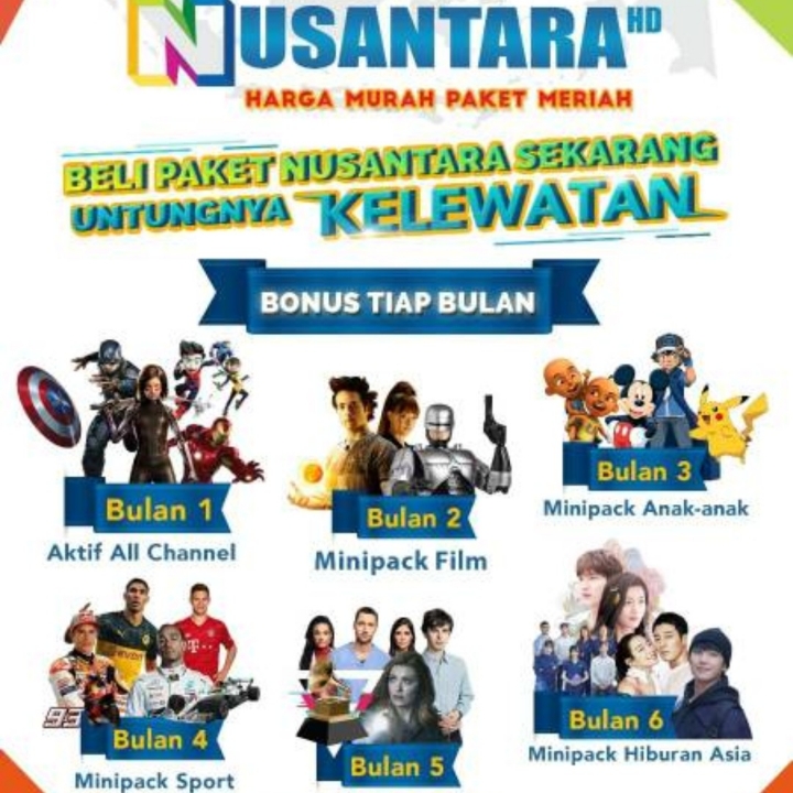 SATU SET NUSANTARA HD KU 3