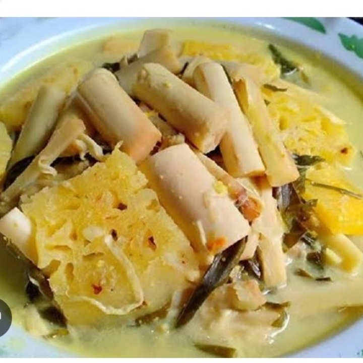 SAYUR UMBUT RUAK IKAN TERI