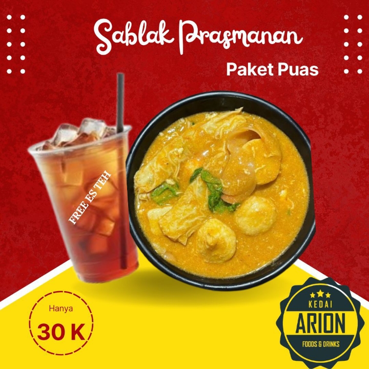 SEBLAK PRASMANAN PAKET PUAS 3 ARION