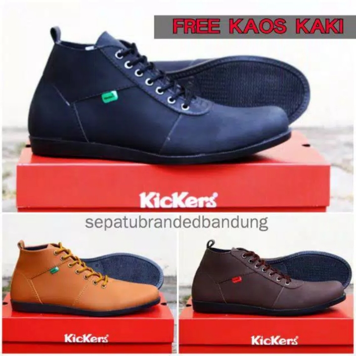 SEPATU BOOTS PRIA KICKERS PRIA SEPATU KASUAL PRIA SEMI BOOTS FORMAL CA