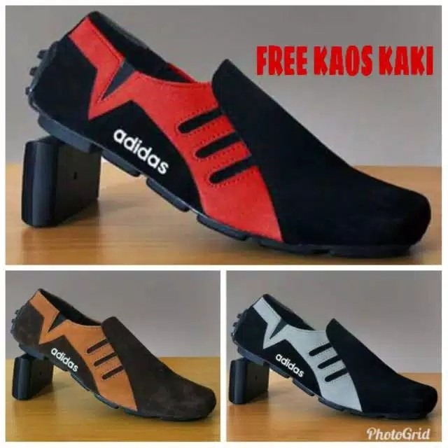 SEPATU CASUAL SLIP ON PRIA ADIDAS