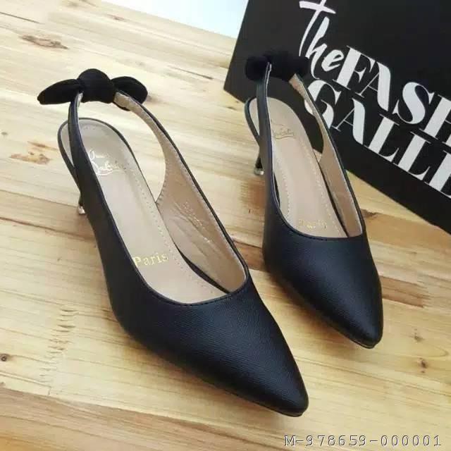 SEPATU HIGH HEELS PITA BELAKANG