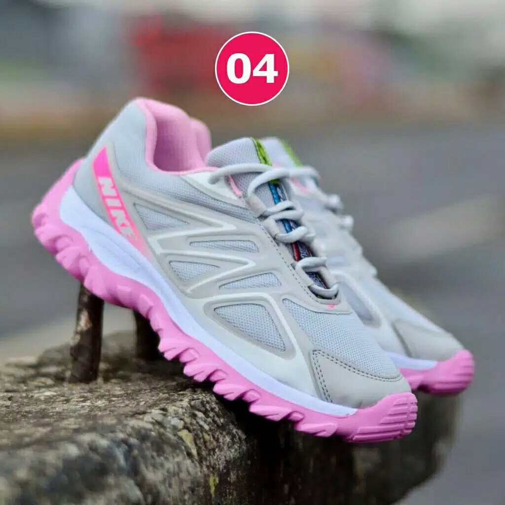 SEPATU NIKE OLAHRAGA WANITA OUTDOR NIKE SPEED CROSS 3640  READY STOK 2