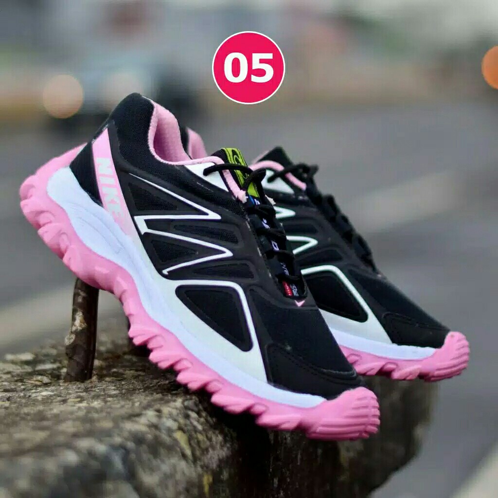 SEPATU NIKE OLAHRAGA WANITA OUTDOR NIKE SPEED CROSS 3640  READY STOK 5