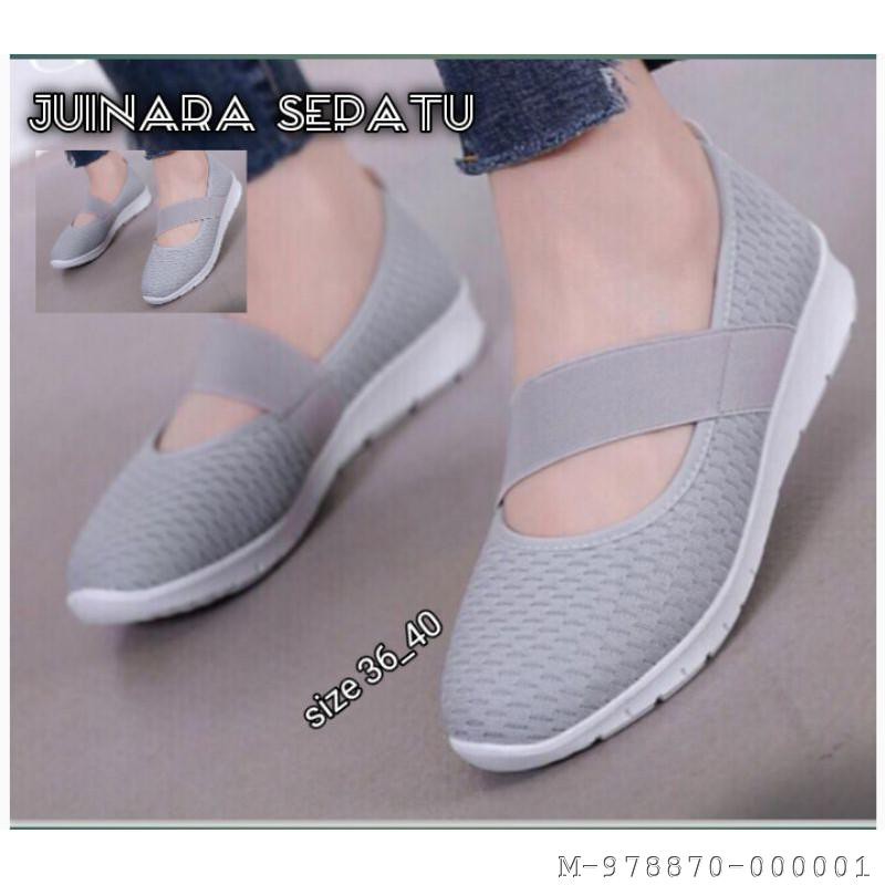 SEPATU SLIP-ON POLOS MODEL BALET 3