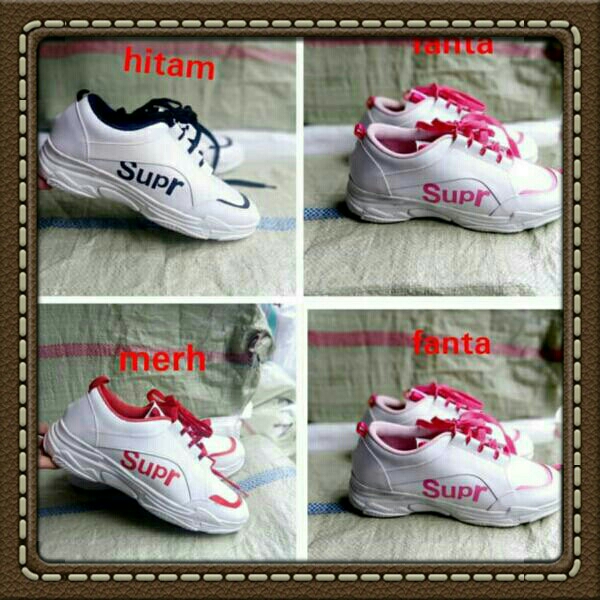 SEPATU SNEAKERS SUPR HITAM 2
