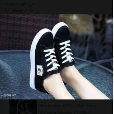 SEPATU SNEAKERS WANITA TALI DENIM 2