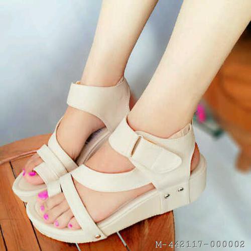 SEPATU WEDGES WANITA JEMPOL