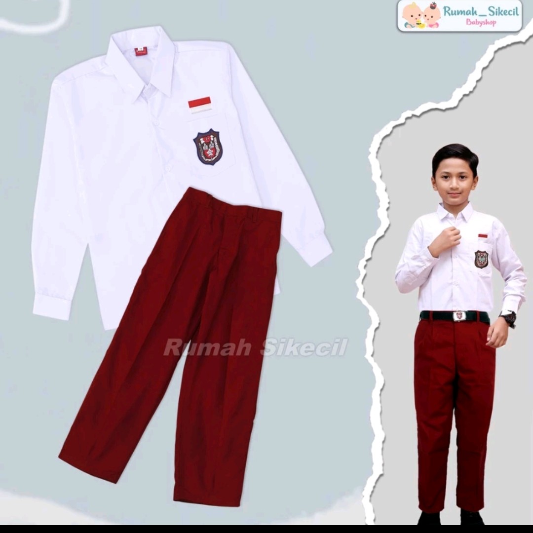 SERAGAM Merah Putih utk SD 2