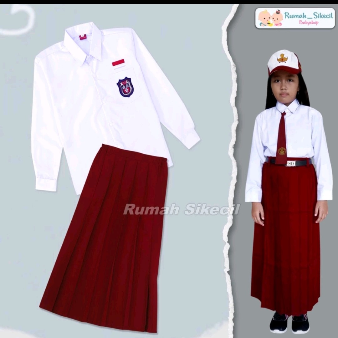 SERAGAM Merah Putih utk SD 3