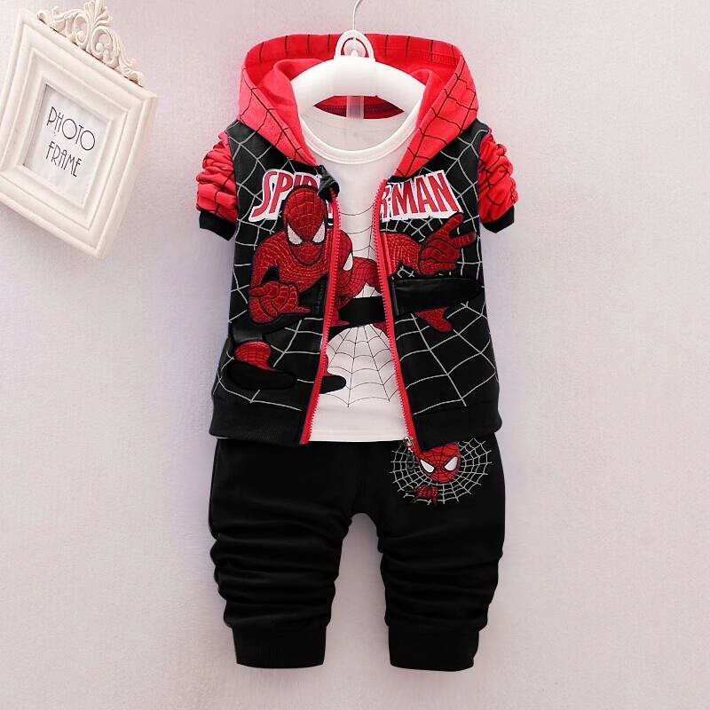 SET-AL Kid Spiderman Jkt Usia 3-5tahun