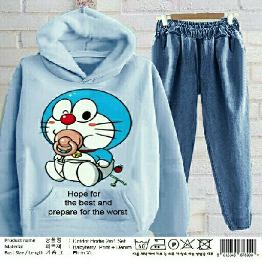 SET DOTDOT DORA HOODIE 