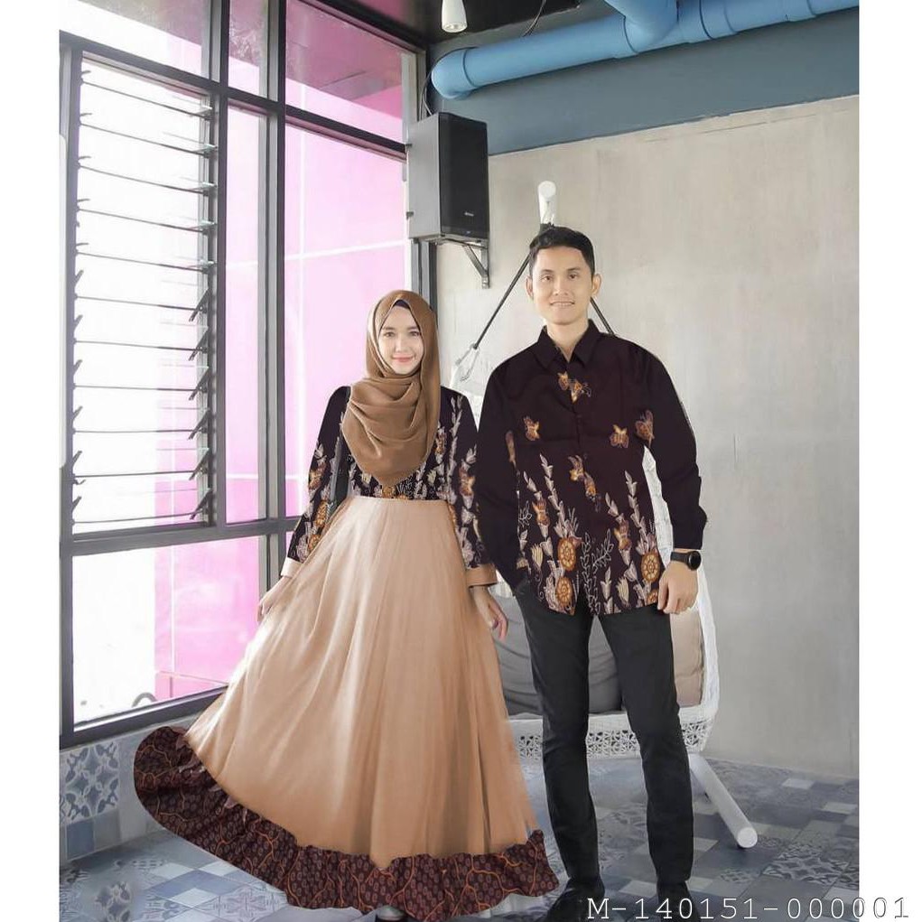 SETELAN COUPLE BATIK ANGGUN SILK 2