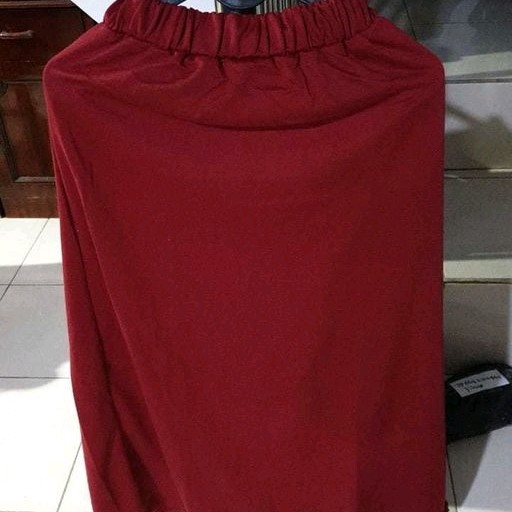 SETELAN WANITA POLKA SIGNIA SET KULOT ED-Maroon 4
