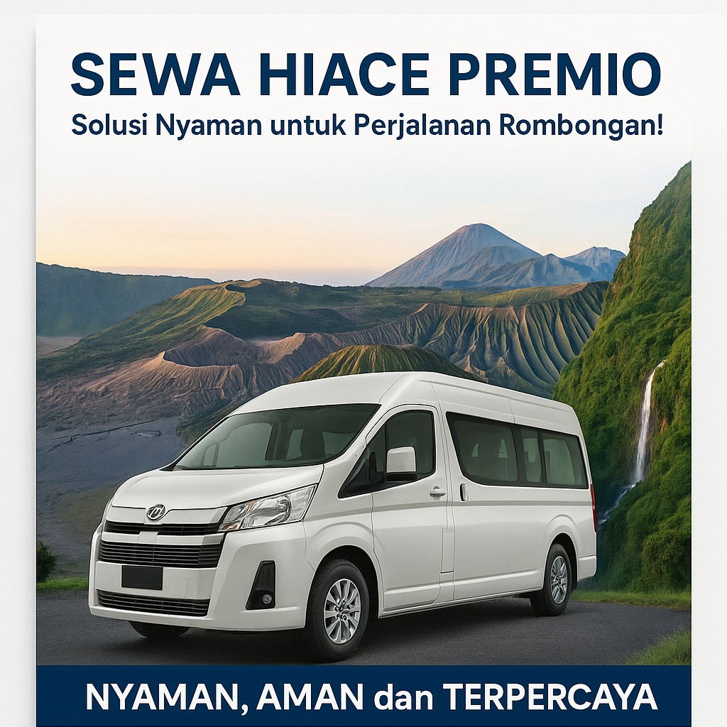 SEWA HIACE PREMIO GRESIK - 085606667377
