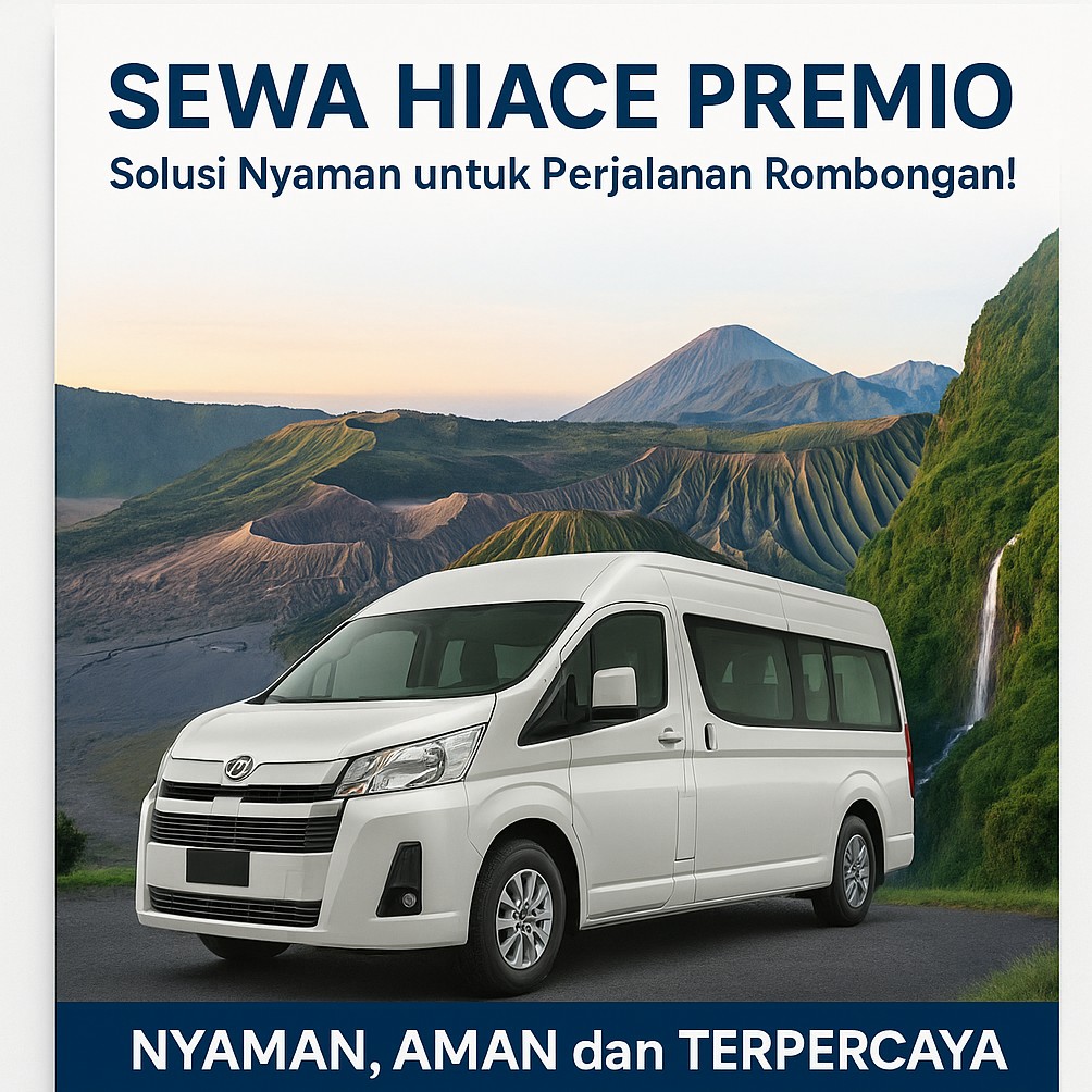 SEWA HIACE PREMIO LOMBOK - 085606667377