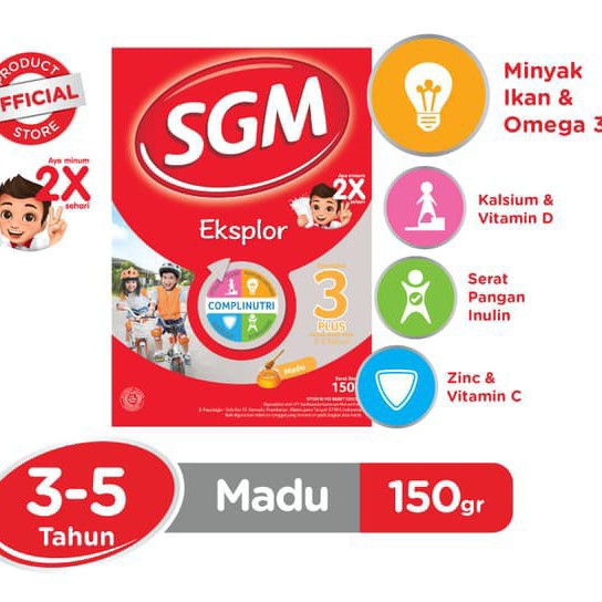 SGM Eksplor 3 Plus Madu 150g