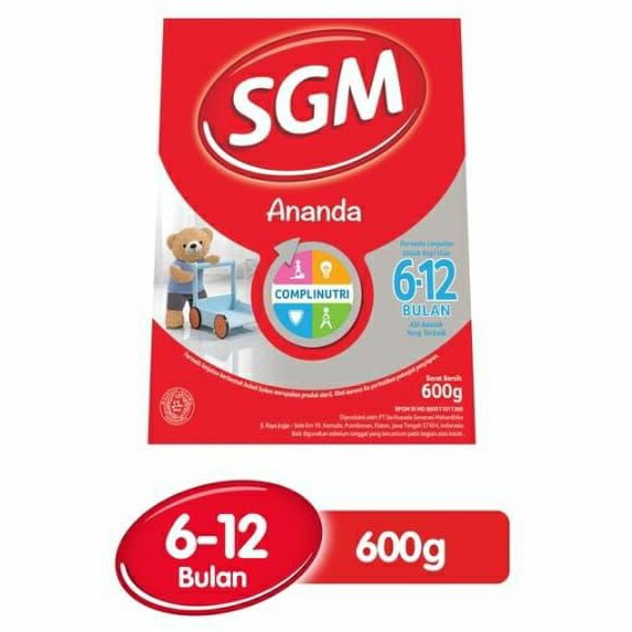 SGM Susu Formula Ananda 2 Fres Kotak 600g