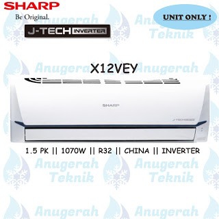 SHARP AC Split 15 PK X12VEY J-Tech Inverter Series