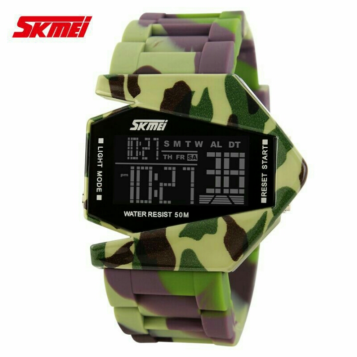 SKMEI Jam Tangan Airplane Pria - 0817BMN - Camouflage