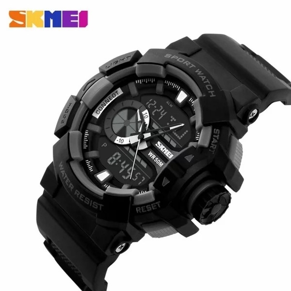 SKMEI Jam Tangan Digital Analog Pria AD-1117