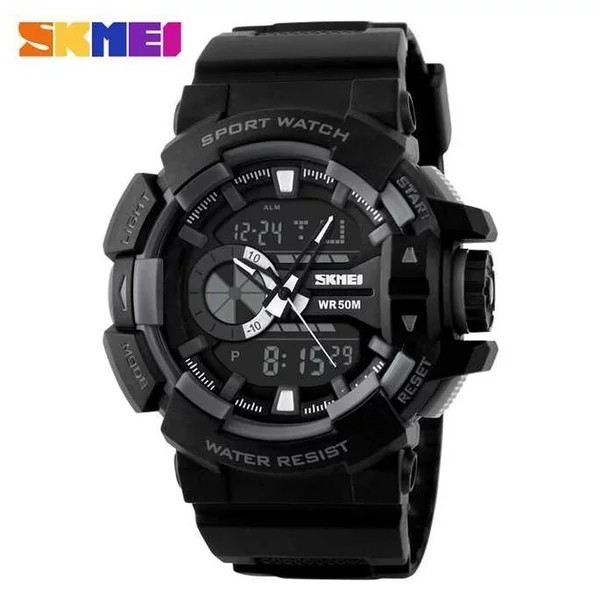 SKMEI Jam Tangan Digital Analog Pria AD-1117 3