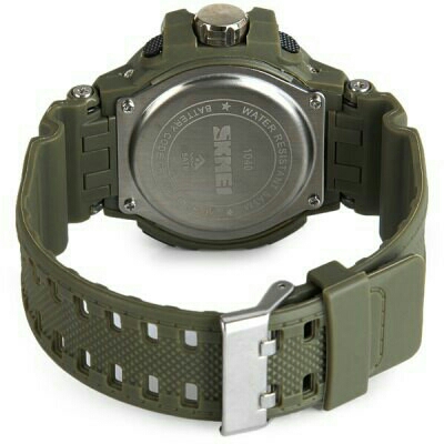 SKMEI Jam Tangan Digital Analog Pria Army NB15EMWS04AGH D15 2