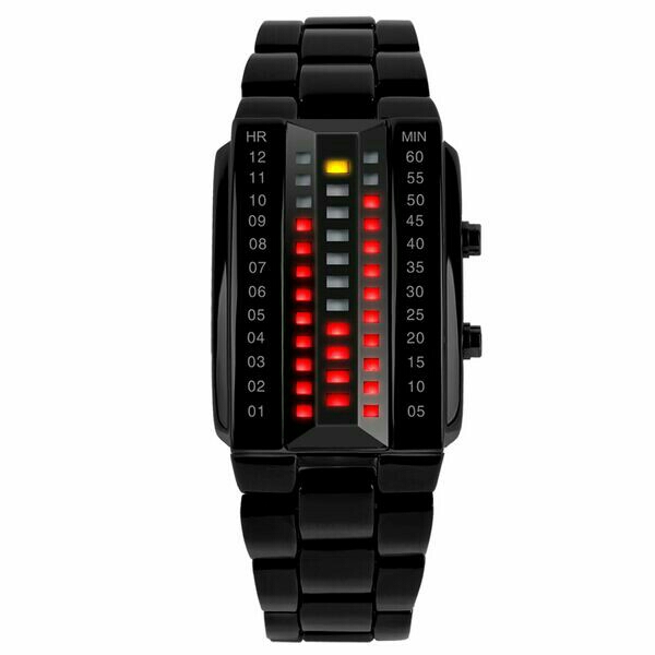 SKMEI Jam Tangan LED Pria - EMWS2DBKL D15