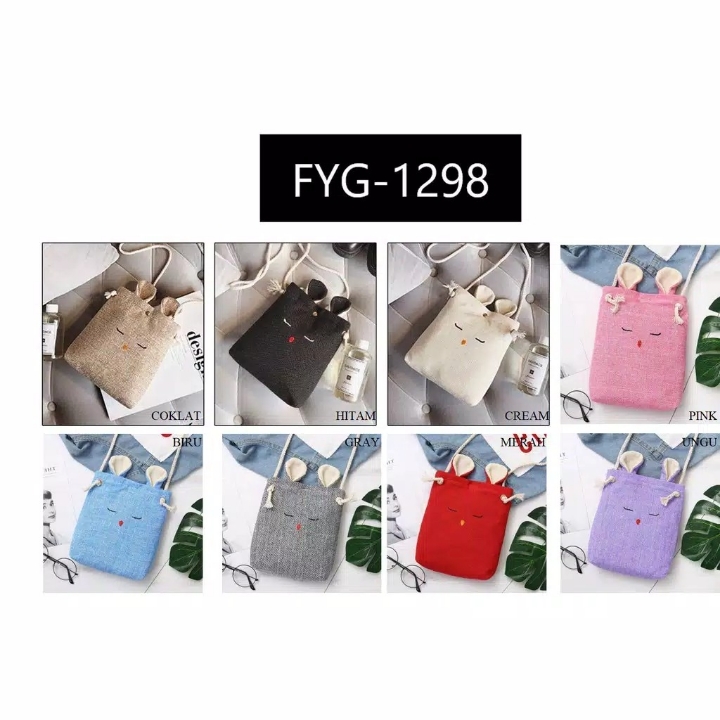 SLING BAG FASHION WANITA TAS EMOTICON TAS 2