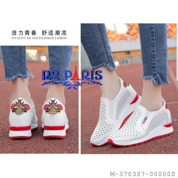 SLIP ON WEDGES WANITA JARING