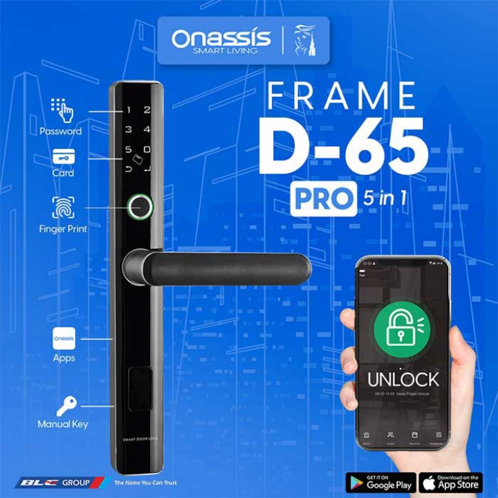 SMART LOCK ONASSIS FRAME D-65 PRO - SMARTTHING