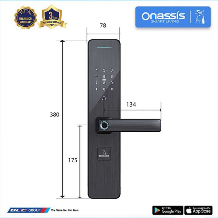 SMART LOCK ONASSIS THANOZ PRO - SMARTTHING 2