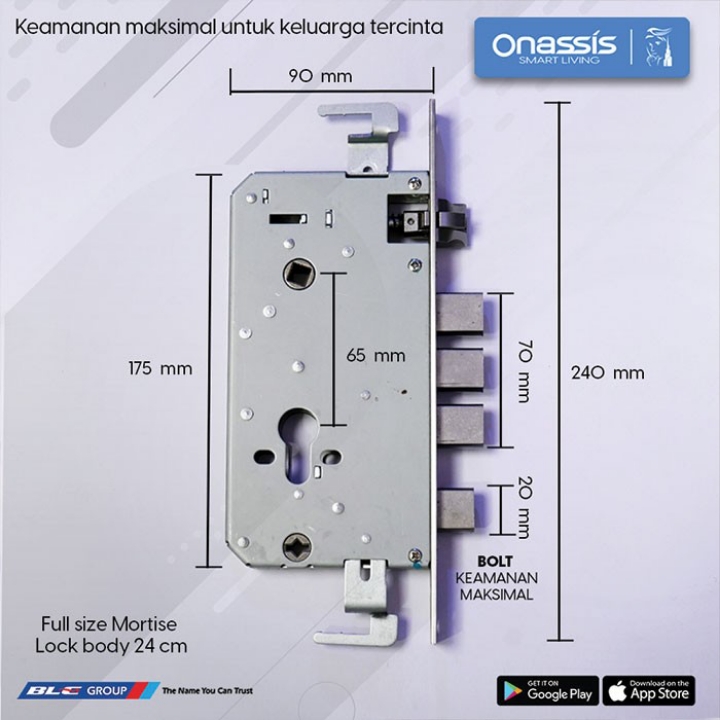 SMART LOCK ONASSIS X5 PRO - SMARTTHING 4
