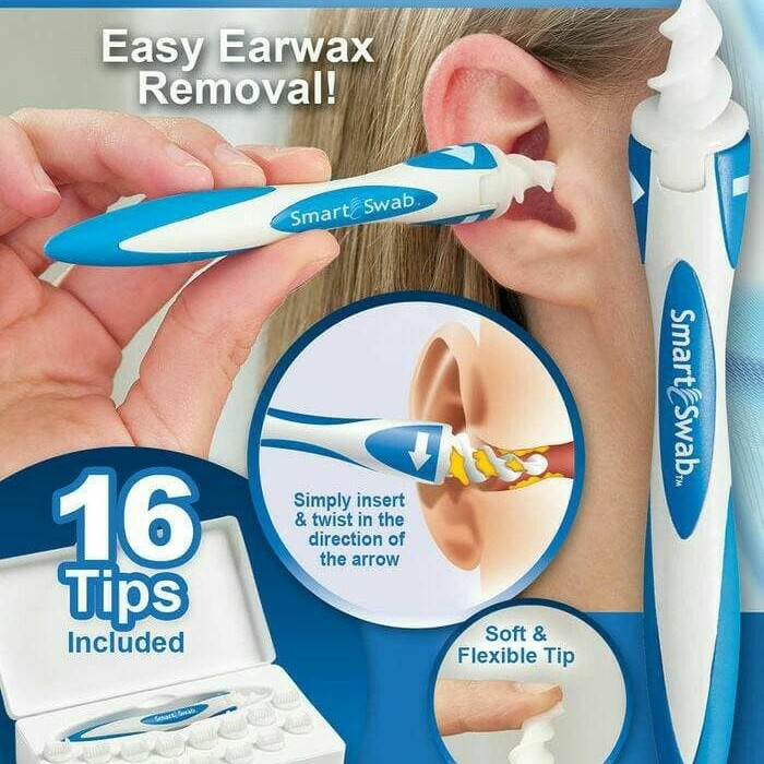 SMART SWAB Korek Kuping Spiral Pembersih Telinga