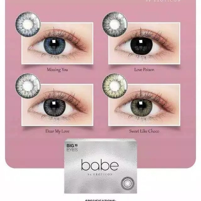 SOFTLENS BABE BIG EYES 16 MM