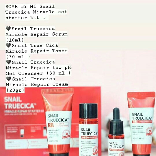 SOME BY MI Snail Truecica Miracle set starter kit 2