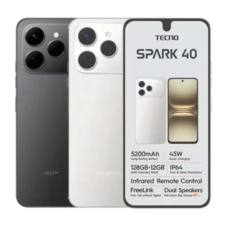 SPARK 40 RAM 6 GB ROM 128 GB