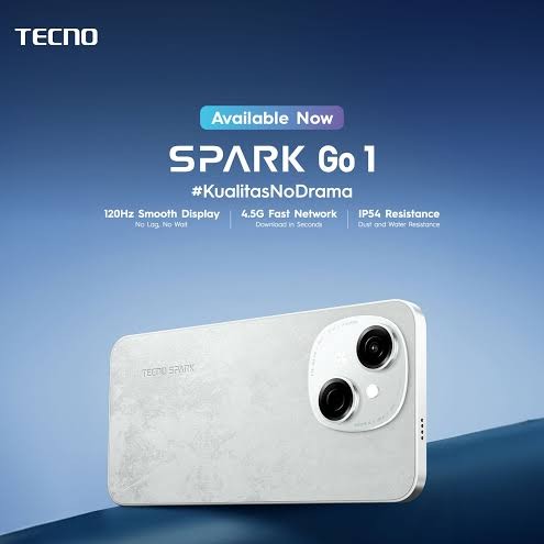 SPARK GO 1 RAM 4 GB ROM 128 GB 2