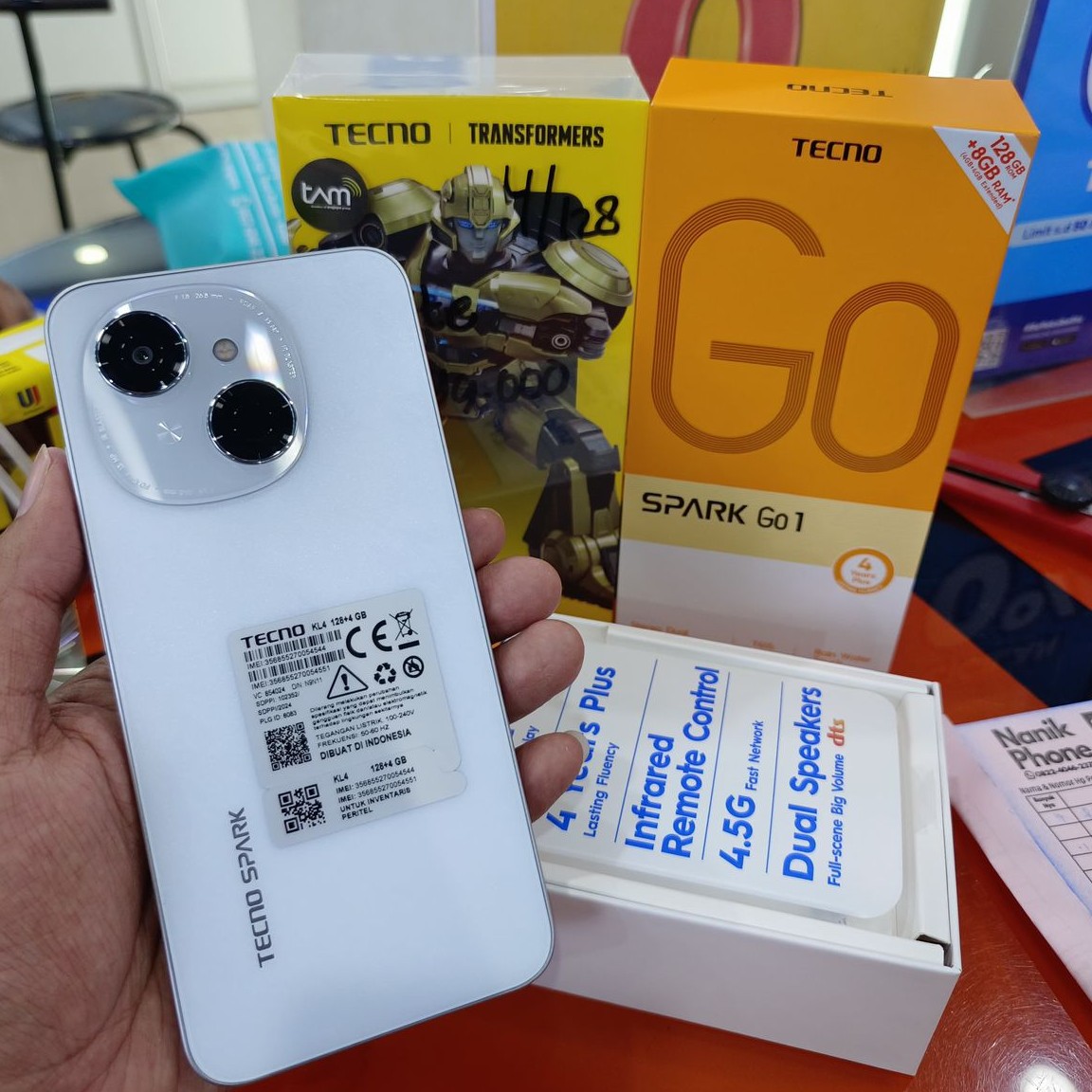 SPARK GO 1 RAM 4 GB ROM 128 GB 5