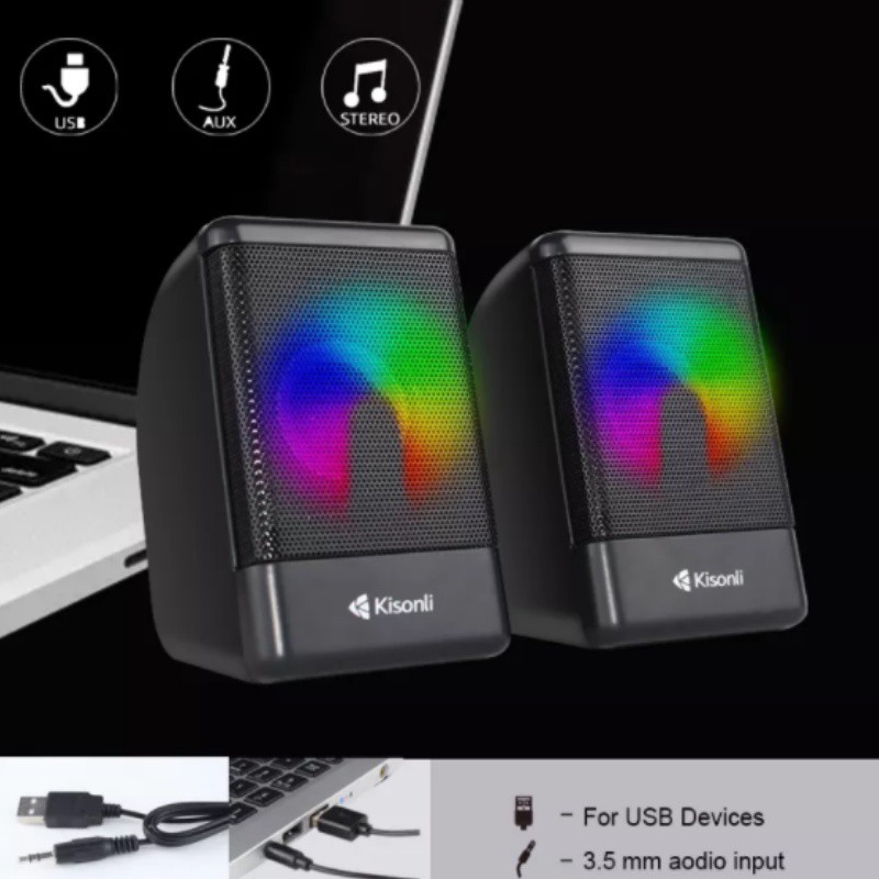 SPEAKER GAMING 2-0 KISONLI L-8080 3