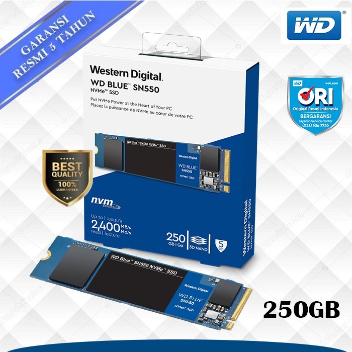 SSD WD Blue 250GB NVMe