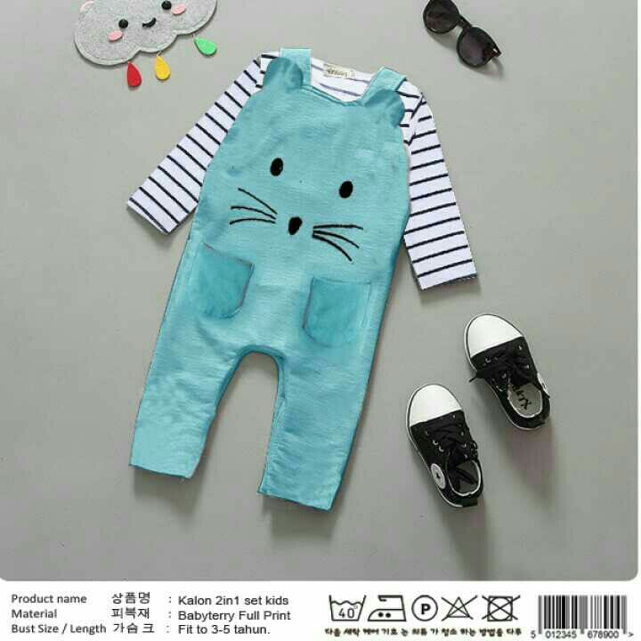 ST KALON 2IN1 JUMPER KIDS BIRU