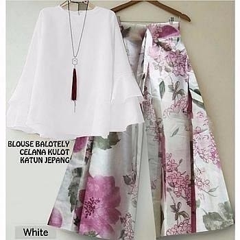 ST KULOT ASIFA PINK ATASAN PUTIH 